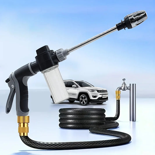 High-Pressure Hose Nozzle — Car Wash & Garden Sprayer